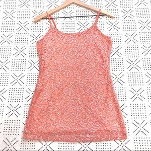 APRICOT SEQUIN CAMISOLE